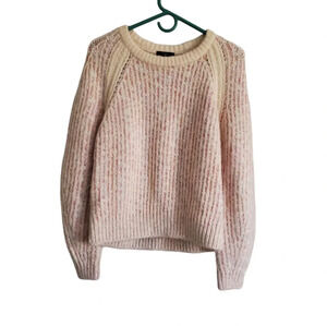 J.Crew wool blend pastel multi color womans sweater, size small